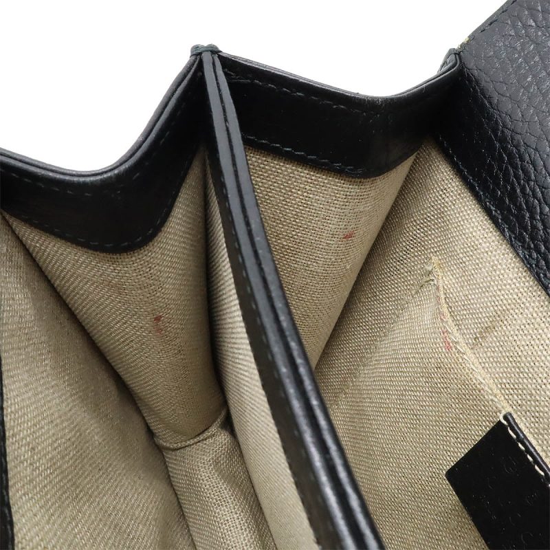 Gucci Leather Interlocking G Chain Shoulder Bag - Barde - Image 7