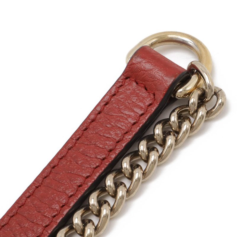 Gucci Leather Interlocking G Chain Bag - Barde - Image 5