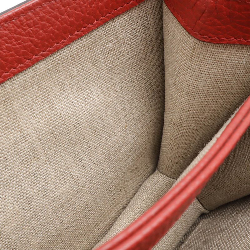 Gucci Leather Interlocking G Chain Bag - Barde - Image 9