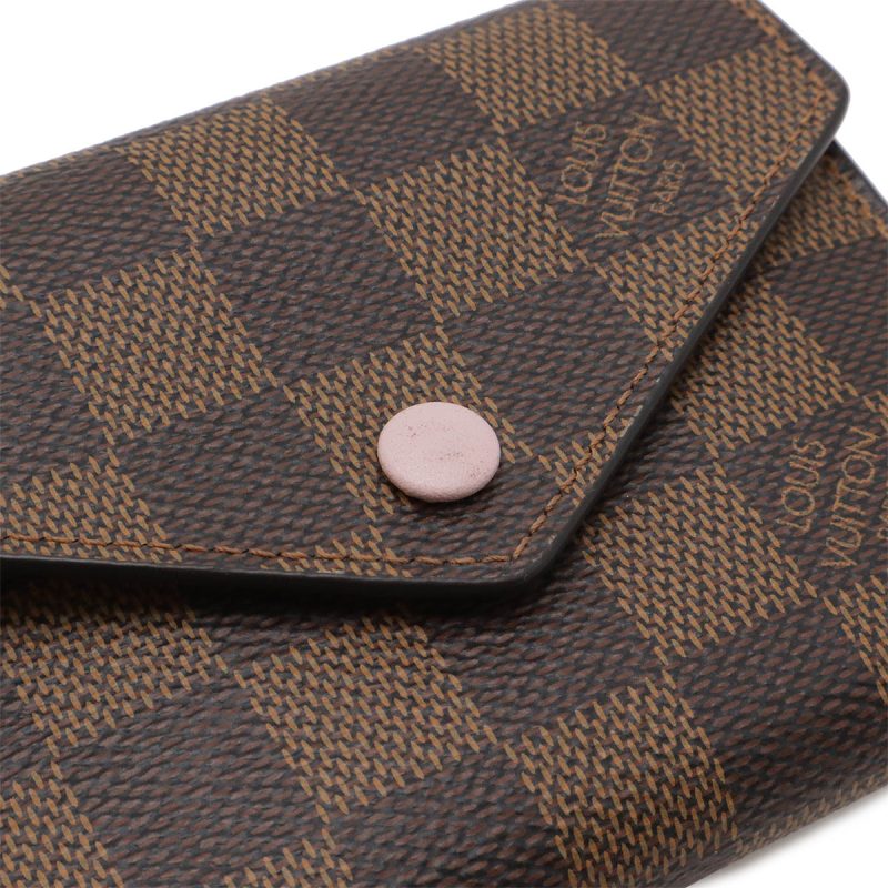 Louis Vuitton Damier Victorine Wallet Pink - Barde - Image 4