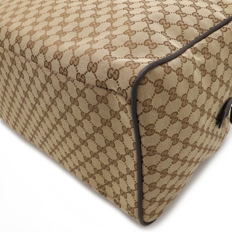 Gucci Canvas Leather Boston Bag 153240 - Barde - Image 3