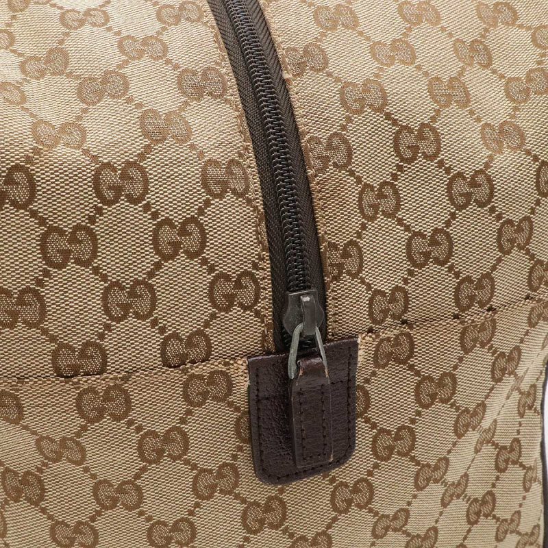 Gucci Canvas Leather Boston Bag 153240 - Barde - Image 4
