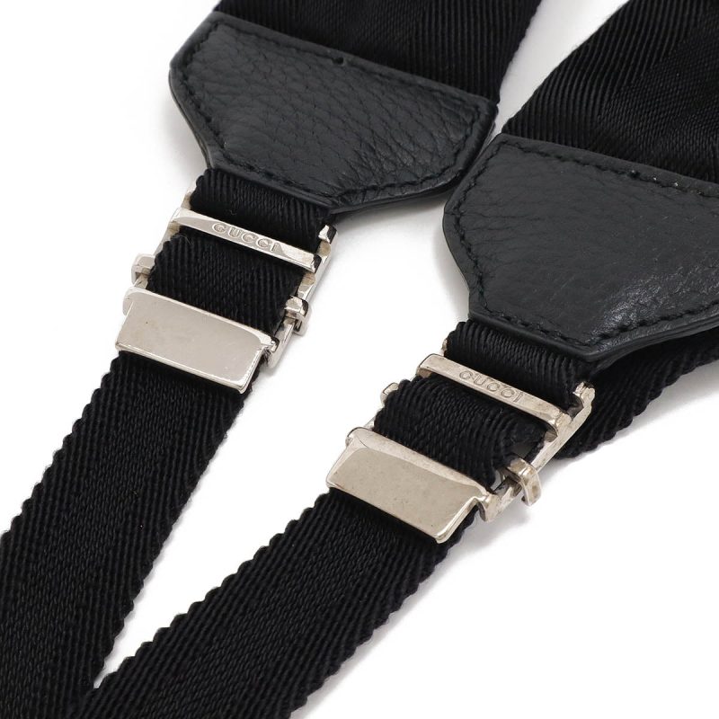 Gucci Nylon Leather Backpack Black - Barde - Image 5
