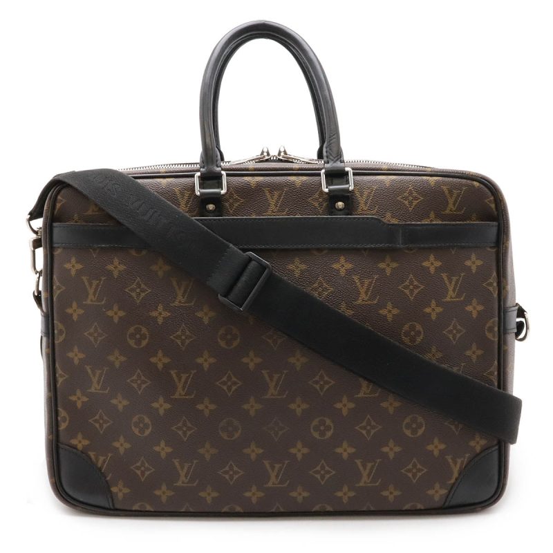 Louis Vuitton Monogram Leather Document Bag M40224 - Barde