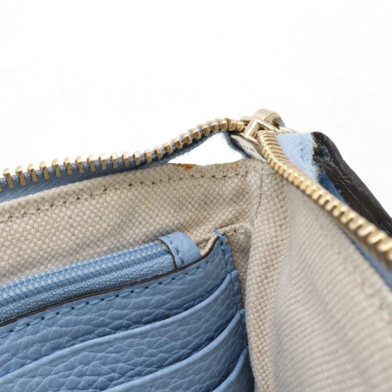 Gucci Leather Logo Swing Pouch Cosmetic Bag - Barde - Image 7