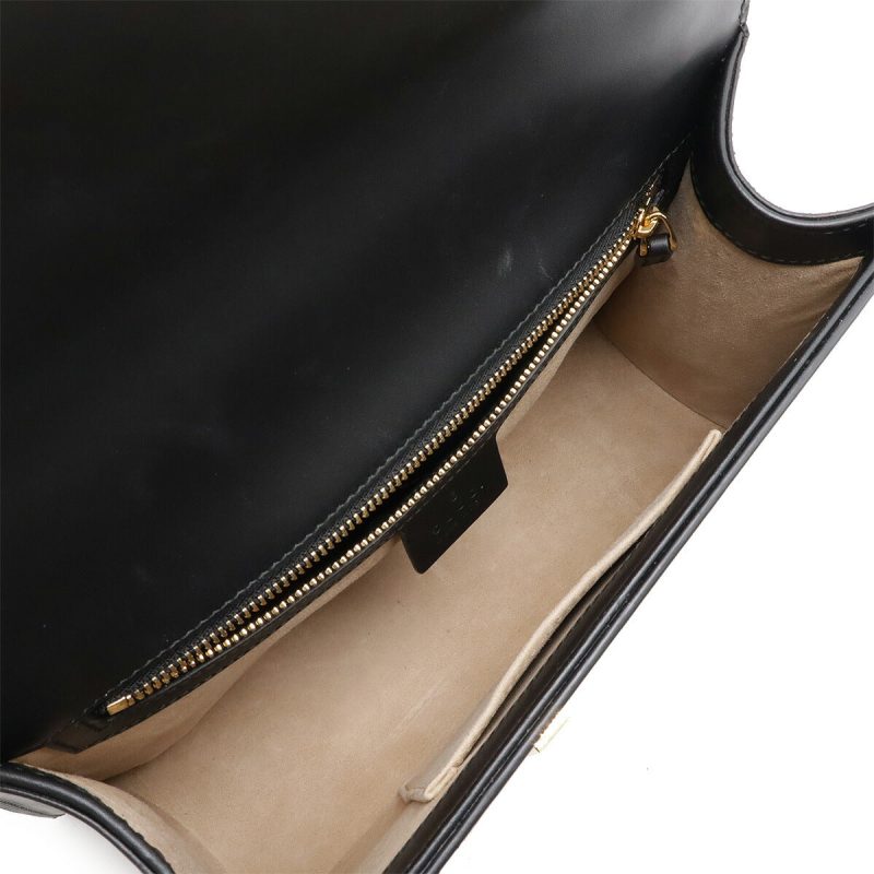 Gucci Sylvie Leather Ribbon Shoulder Bag - Barde - Image 8