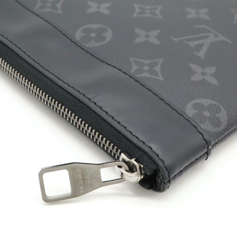 Louis Vuitton Monogram Eclipse Clutch Bag M62291 - Barde - Image 5