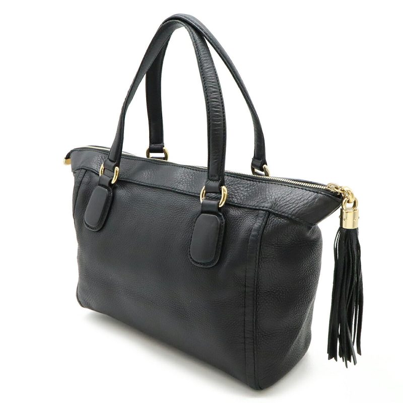 Gucci Soho Interlocking G Leather Tote Bag - Barde - Image 2