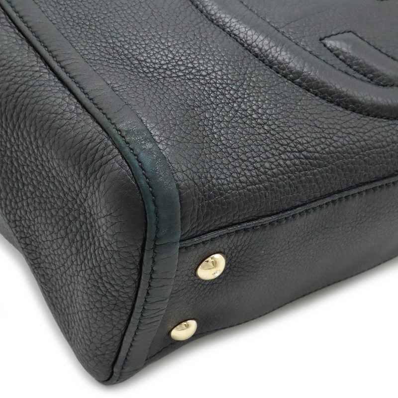 Gucci Soho Interlocking G Leather Tote Bag - Barde - Image 3