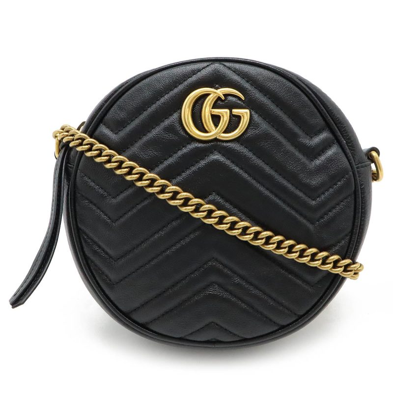 Gucci GG Marmont Mini Shoulder Bag Black - Barde