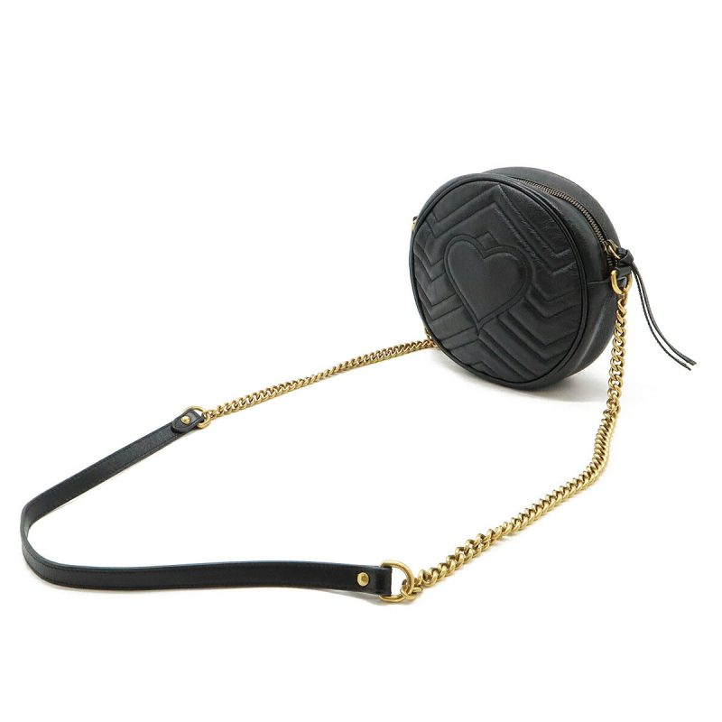 Gucci GG Marmont Mini Shoulder Bag Black - Barde - Image 2