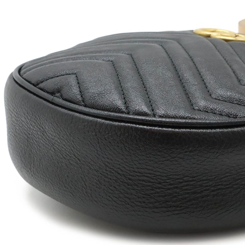 Gucci GG Marmont Mini Shoulder Bag Black - Barde - Image 3