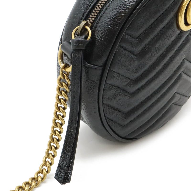 Gucci GG Marmont Mini Shoulder Bag Black - Barde - Image 4