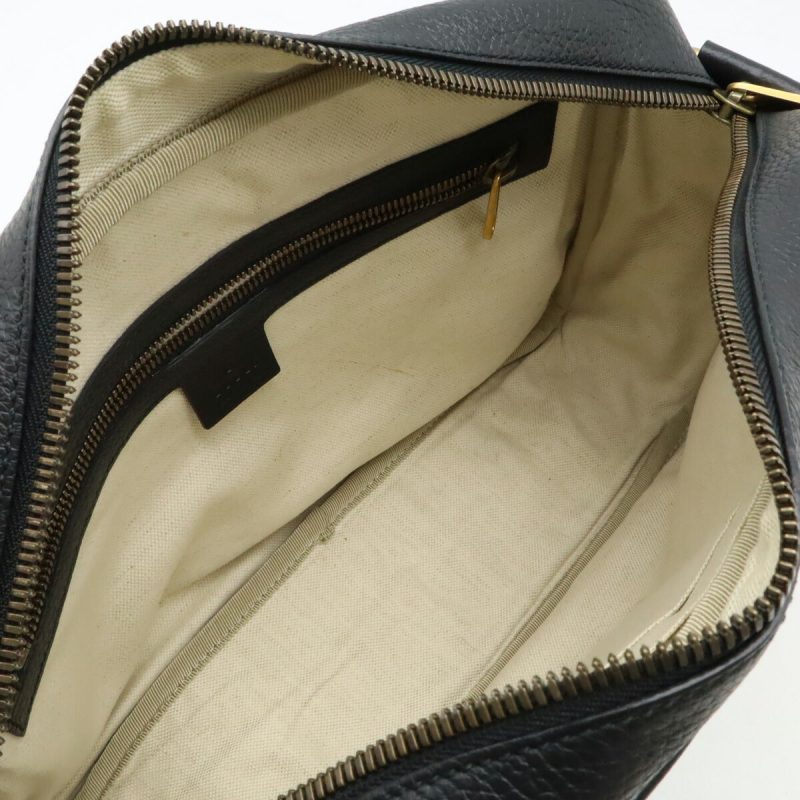 Gucci Leather Logo Print Messenger Bag 523589 - Barde - Image 5