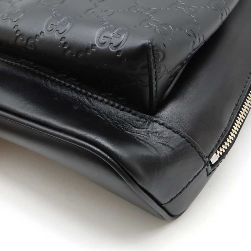 Gucci Leather Crossbody Bag Black - Barde - Image 3
