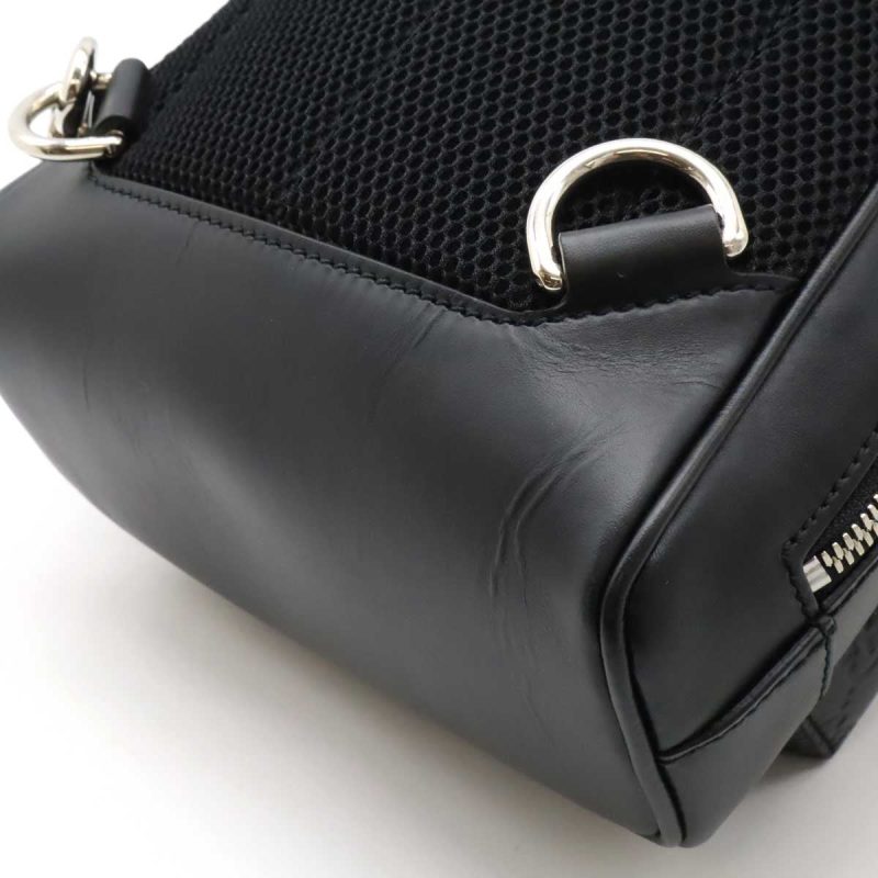 Gucci Leather Crossbody Bag Black - Barde - Image 9