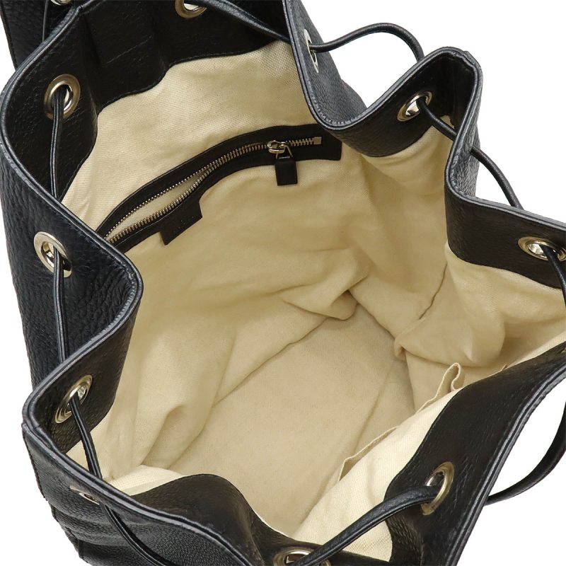 Gucci Soho Leather Backpack Black - Barde - Image 5