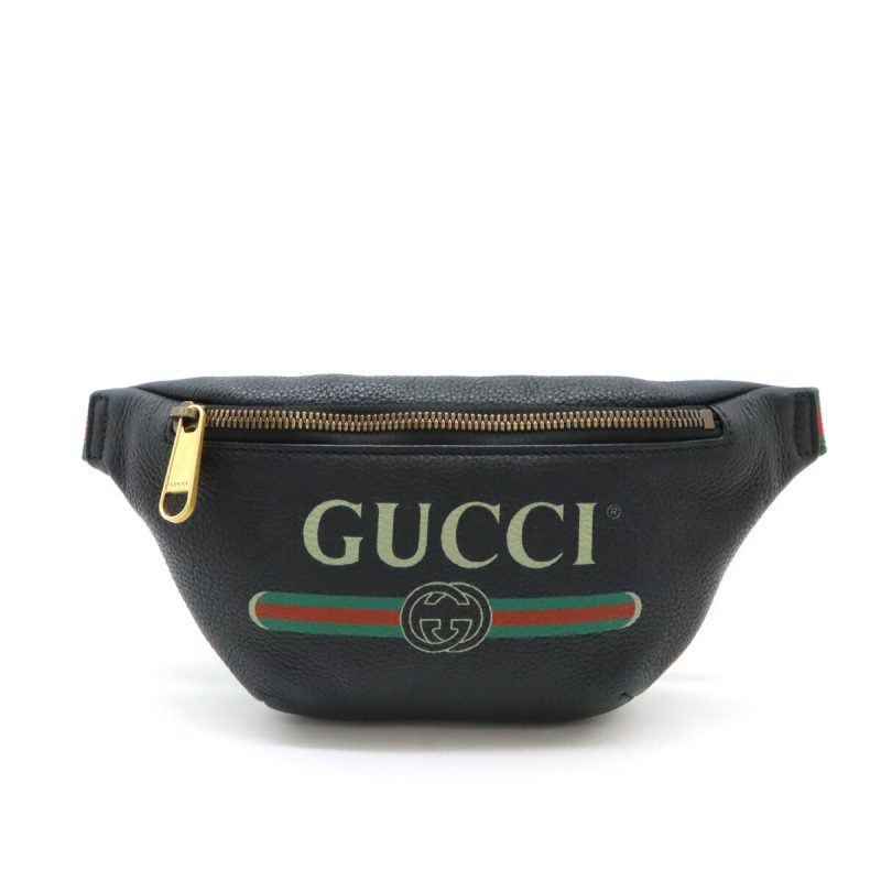 Gucci Leather Print Small Belt Bag 527792 - Barde