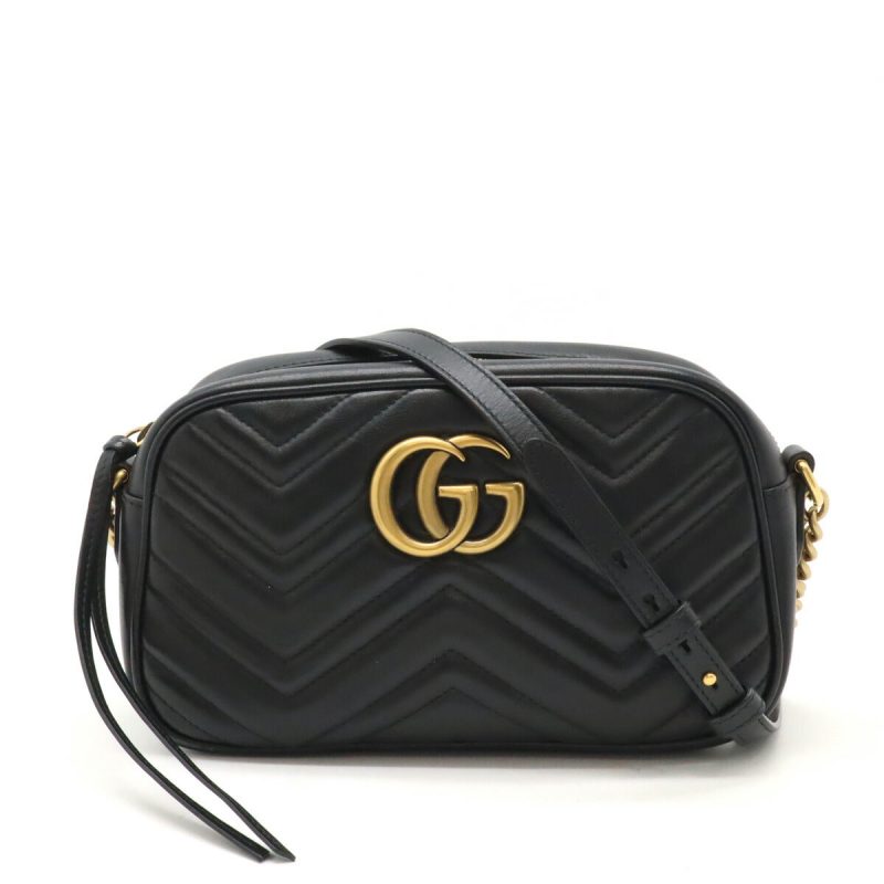 Gucci GG Marmont Leather Shoulder Bag 447632 - Barde