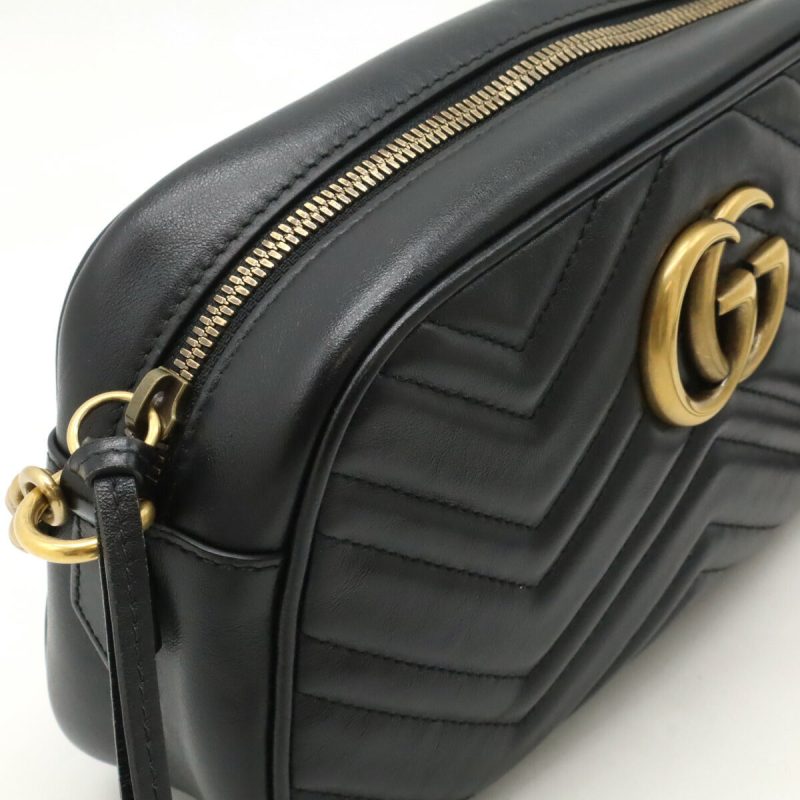 Gucci GG Marmont Leather Shoulder Bag 447632 - Barde - Image 3