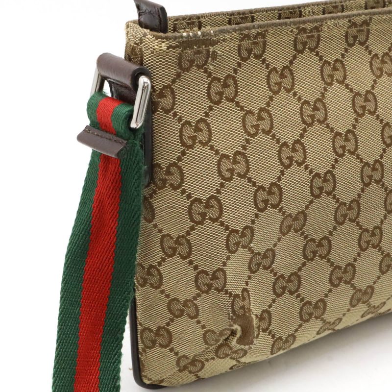Gucci GG Canvas Leather Shoulder Bag 189749 - Barde - Image 4