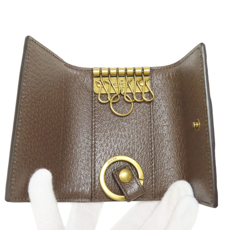Gucci  Canvas Leather Keycase (Pre-Owned) - Barde - Image 4