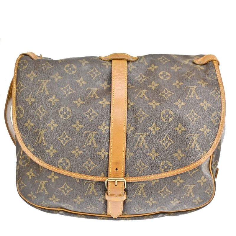 Louis Vuitton Saumur 35  Canvas Shoulder Bag - Barde