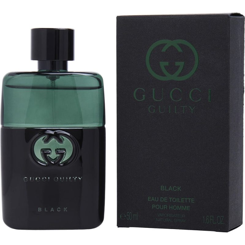Gucci Guilty Black Pour Homme By Gucci Edt Spray 1.6 Oz (New Packaging) Men - Barde
