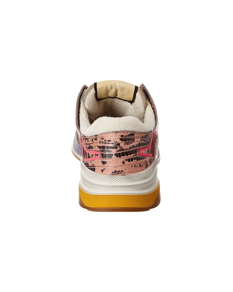 Gucci Ultrapace Leather & Suede Sneaker - Barde - Image 3