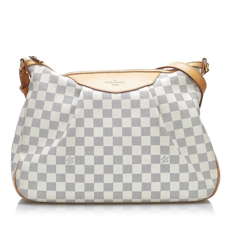 Louis Vuitton Damier Azur Siracusa PM Canvas Crossbody Bag - Barde