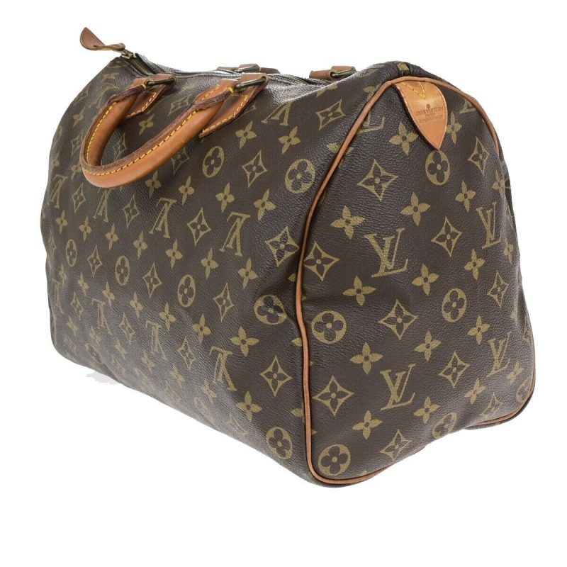 Louis Vuitton Speedy 35  Canvas Handbag - Barde - Image 4