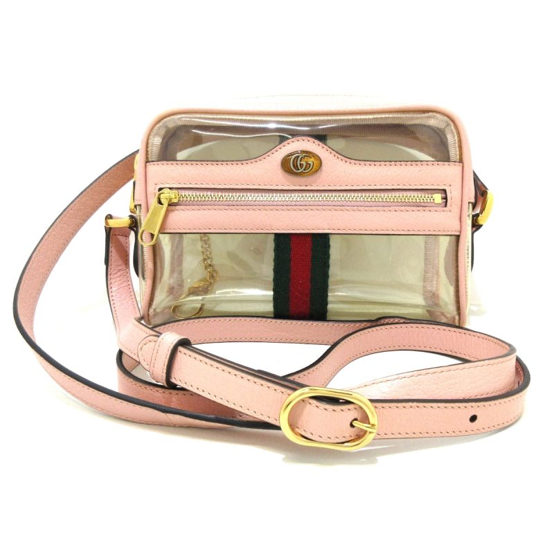 Gucci Ophidia clear Vinyl Shoulder Bag () - Barde