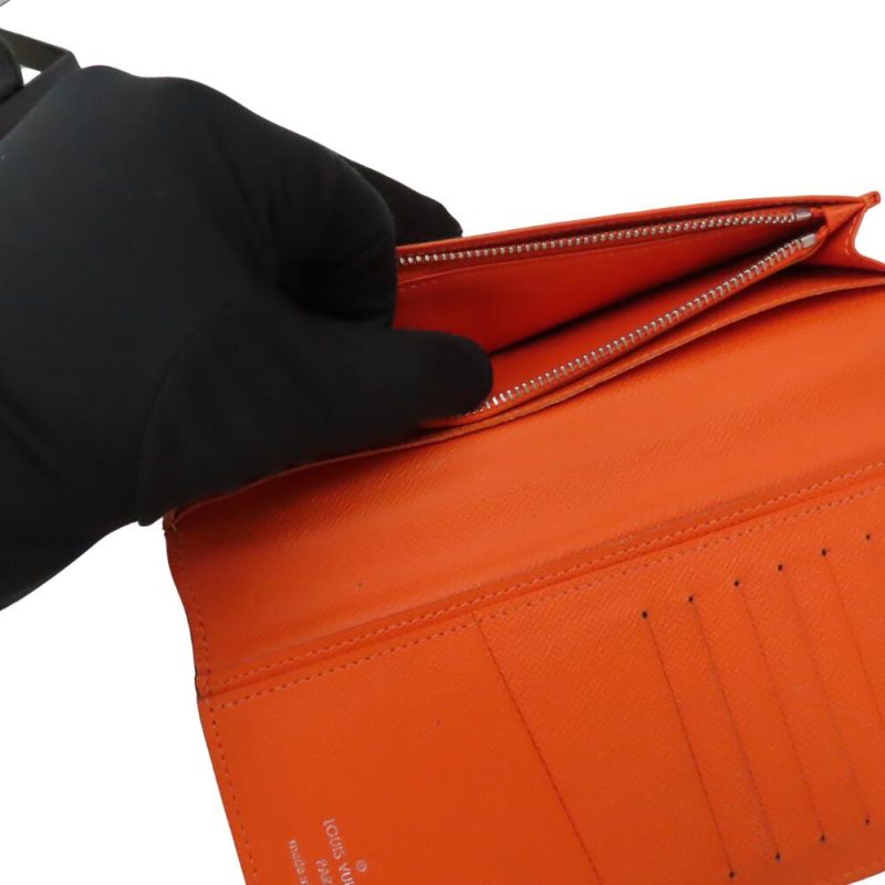 Louis Vuitton Taigarama Portefeuille Brazza Wallet - Barde - Image 6