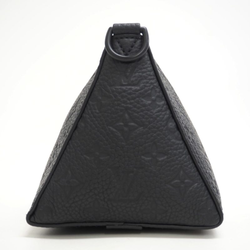 Louis Vuitton Triangle  Leather Shopper Bag - Barde - Image 3