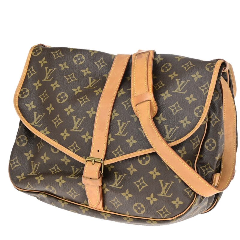 Louis Vuitton Saumur 35  Canvas Shoulder Bag - Barde