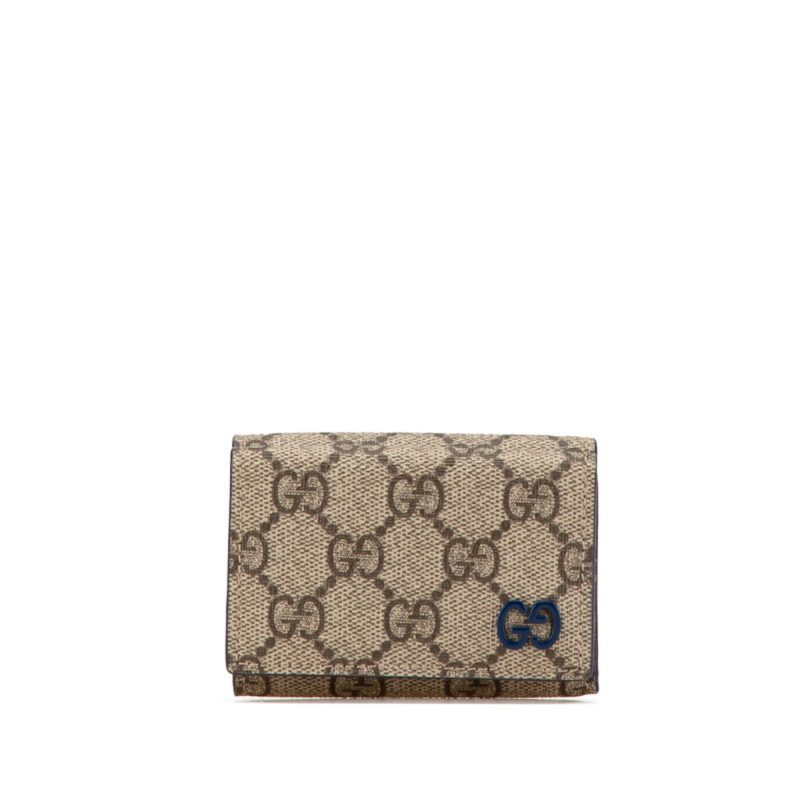 Gucci  blue Pvc Leather Wallet (Tri-Fold) (Pre-Owned) - Barde