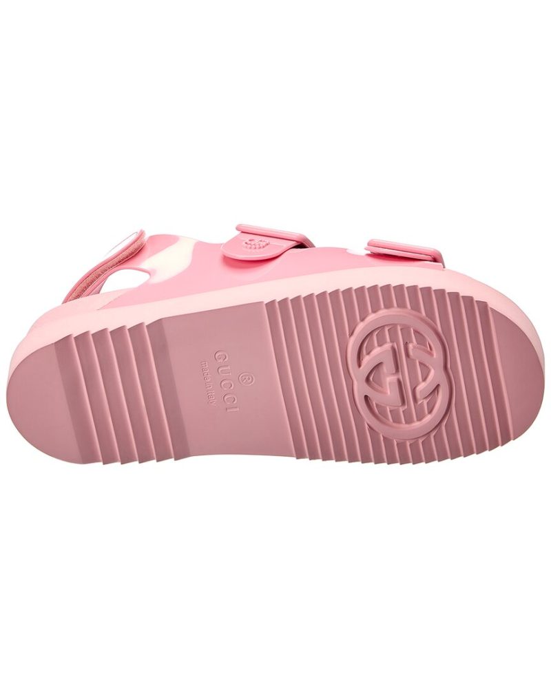 Gucci Double G Rubber Sandal - Barde - Image 4