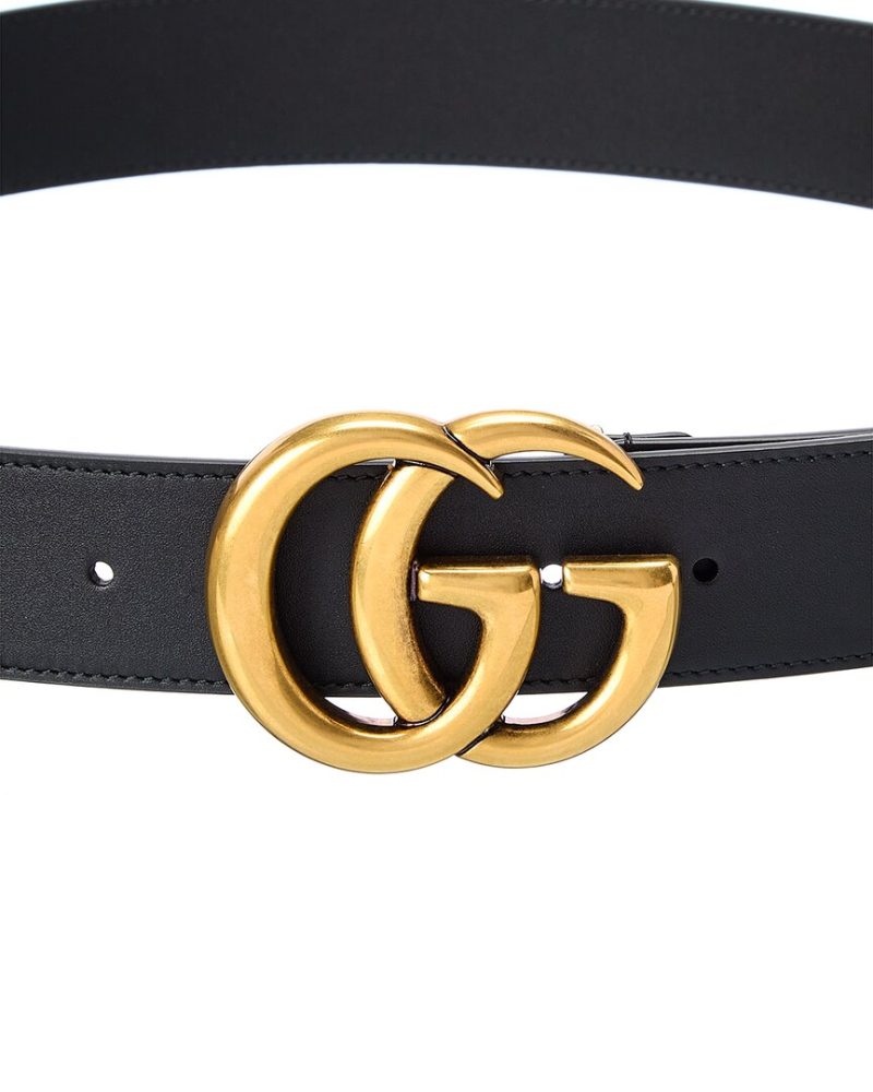 Gucci Double G Leather Belt - Barde - Image 2