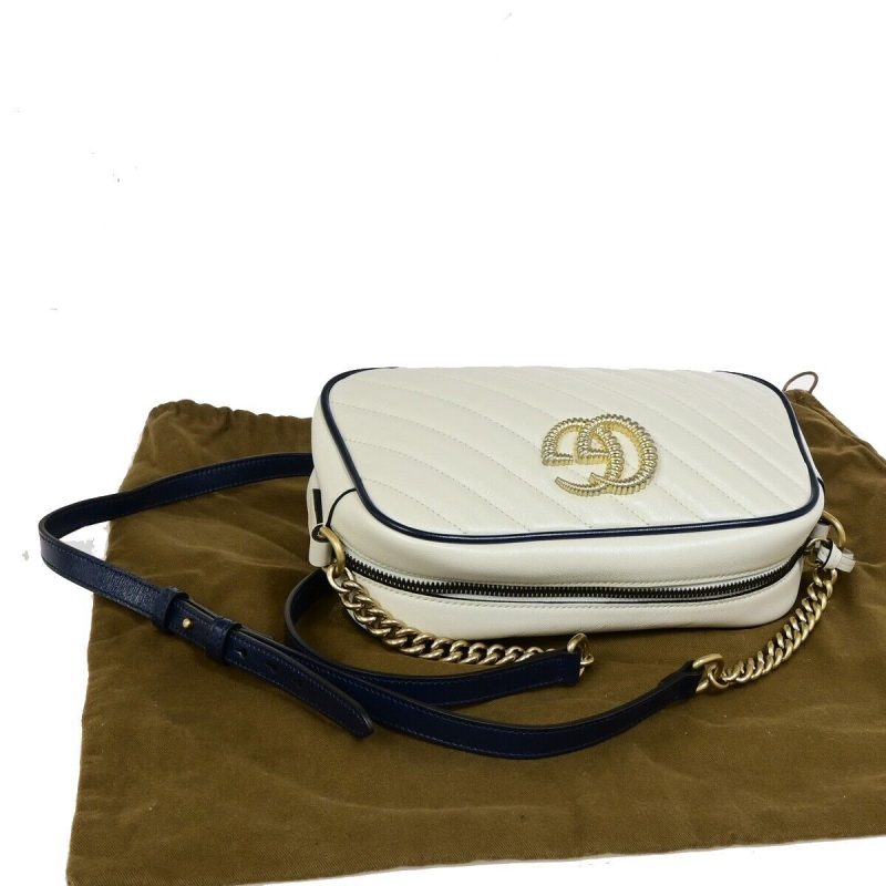 Gucci Gg Marmont  Leather Shoulder Bag () - Barde - Image 5