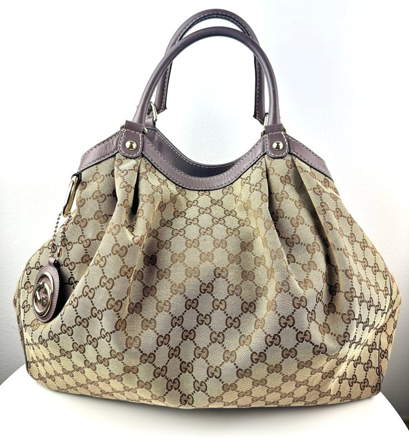 Gucci GG Canvas Sukey Tote Bag - Barde