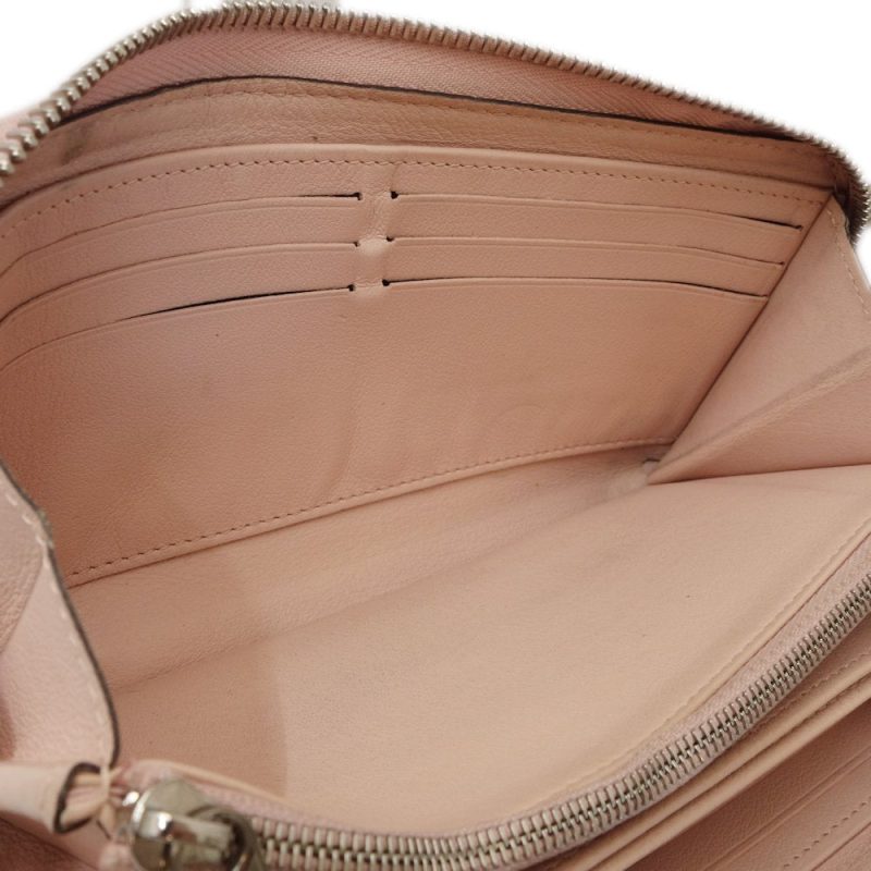 Louis Vuitton Zippy Wallet Mahina Magnolia - Barde - Image 8
