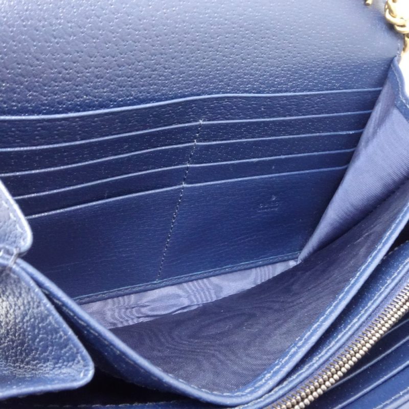 Gucci GG Marmont Leather Raffia Shoulder Bag - Barde - Image 8