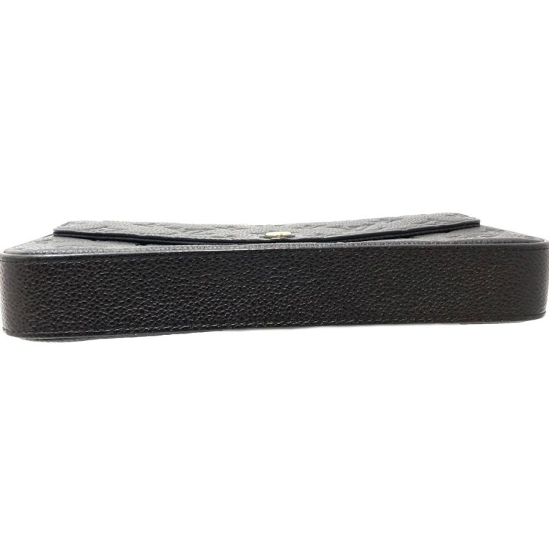 Louis Vuitton Leather Wallet Chain Pochette Felicie - Barde - Image 4