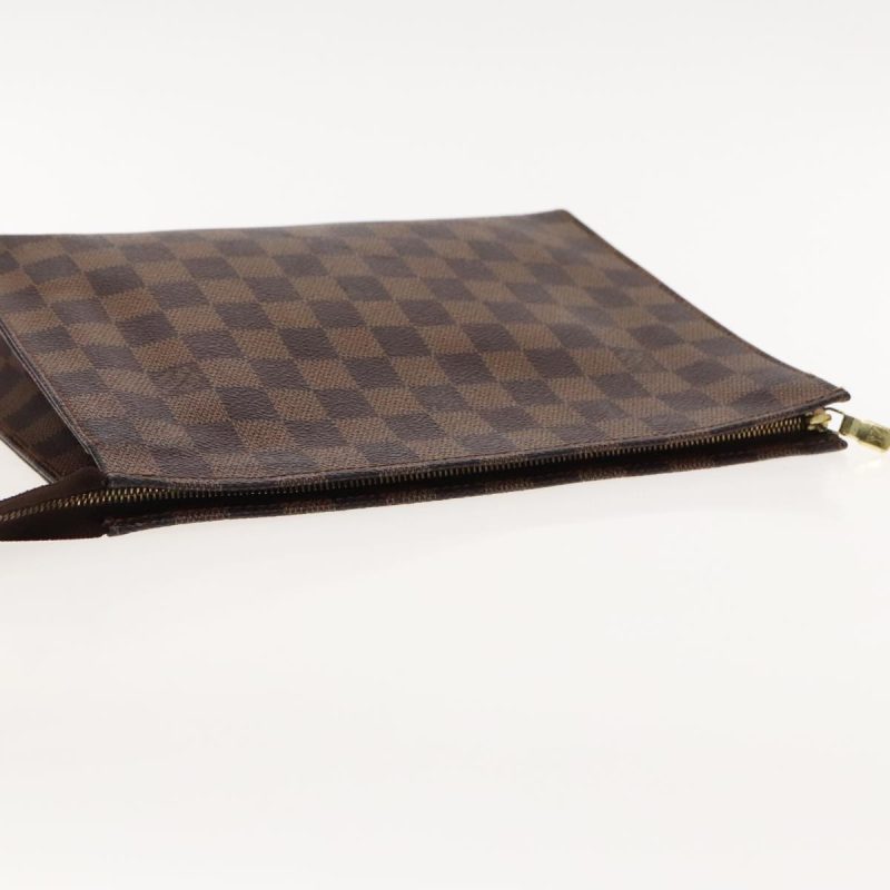 Louis Vuitton Poche Toilette  Canvas Clutch Bag - Barde - Image 5