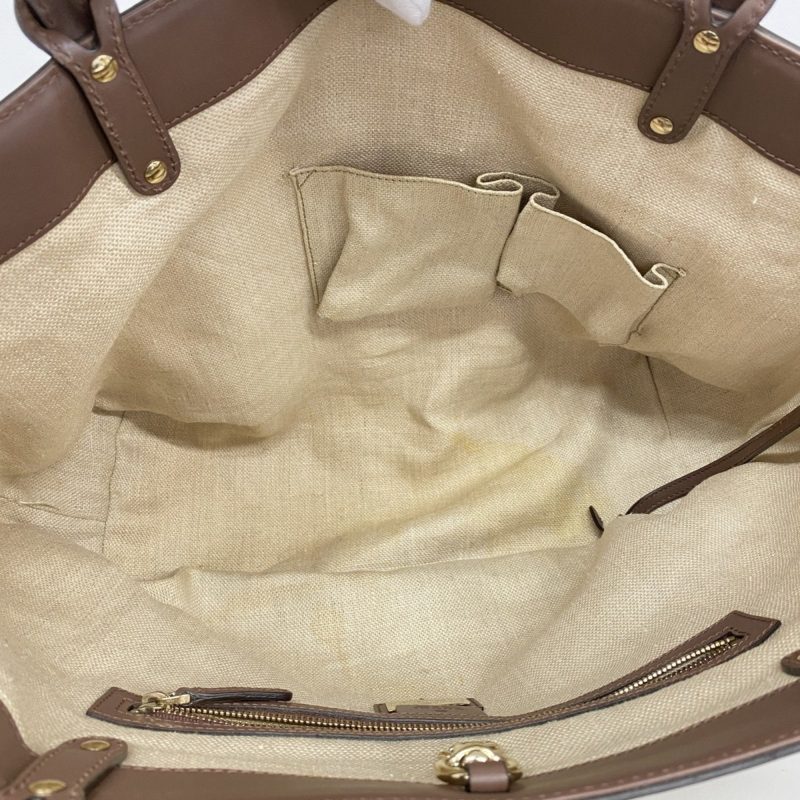 Gucci   Canvas Tote Bag (Pre-Owned) - Barde - Image 4