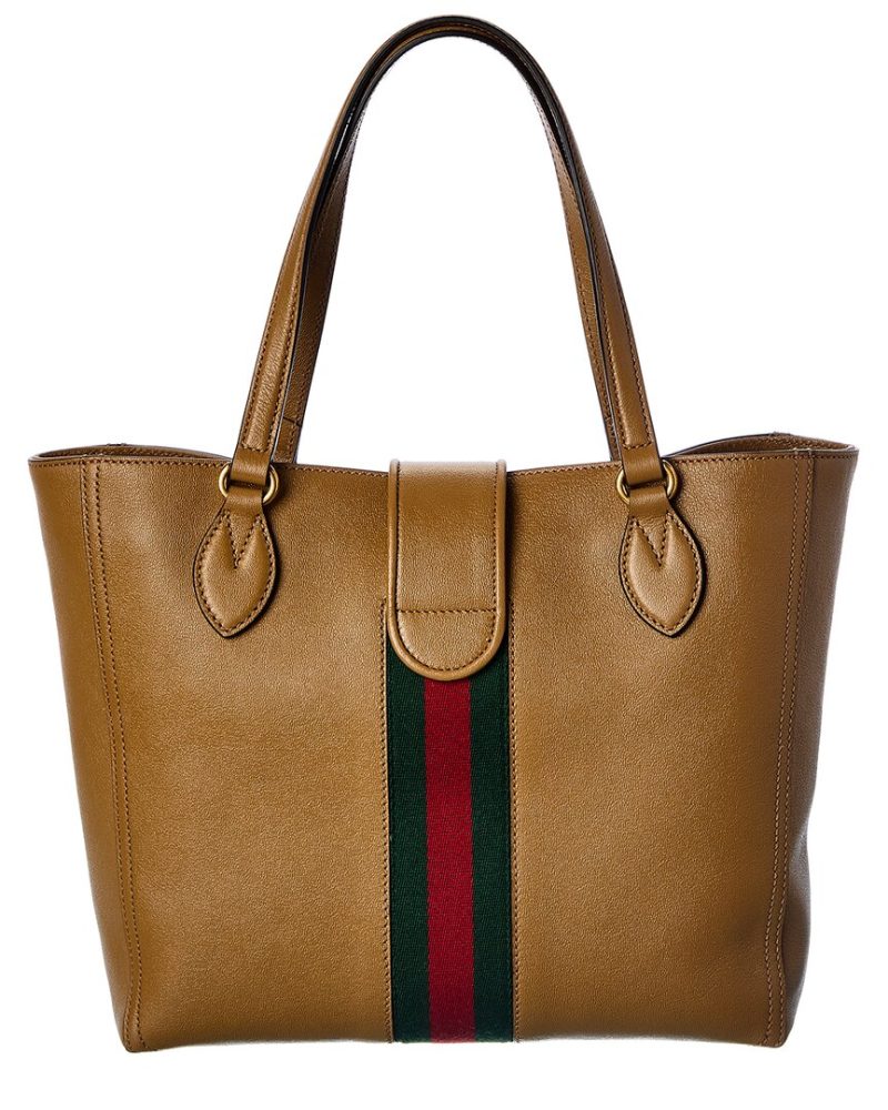 Gucci Double G Small Leather Tote - Barde - Image 2