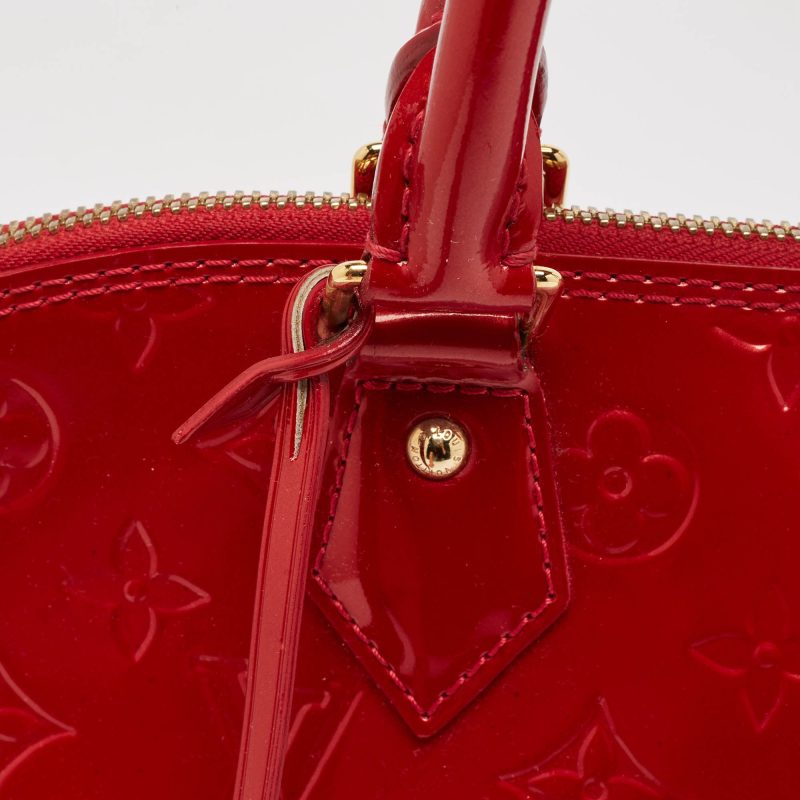 Louis Vuitton Pomme D’amour Monogram Vernis Alma Gm Bag - Barde - Image 5