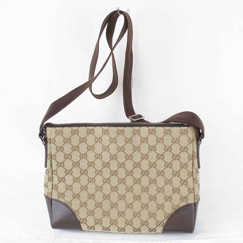Gucci GG Canvas Shoulder Bag Beige - Barde - Image 2