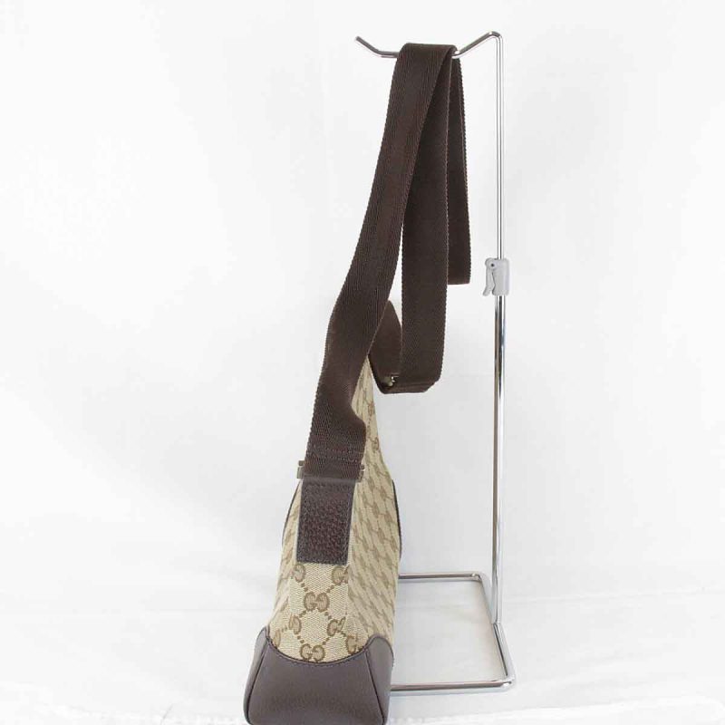 Gucci GG Canvas Shoulder Bag Beige - Barde - Image 3