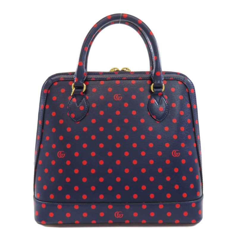 Gucci Navy  Color Leather Handbag (Pre-Owned) - Barde - Image 2